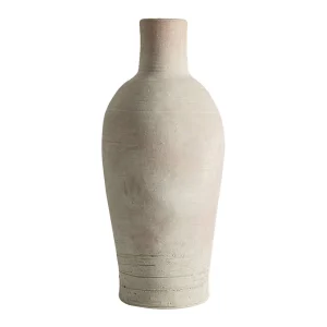 Tinaja de arcilla blanco roto