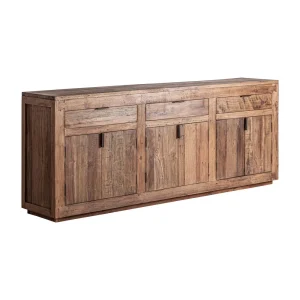 Aparador grande madera maciza 225 cm Selby