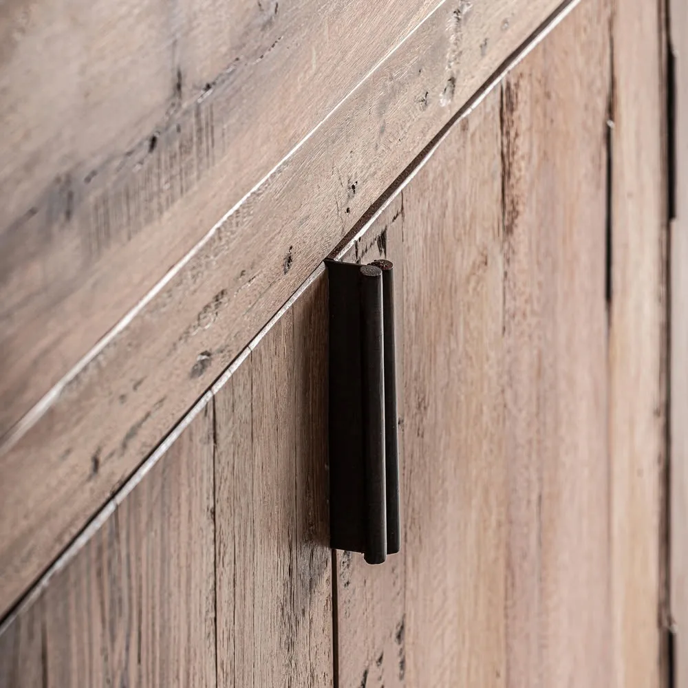 Aparador grande madera maciza 225 cm Selby - Imagen 7