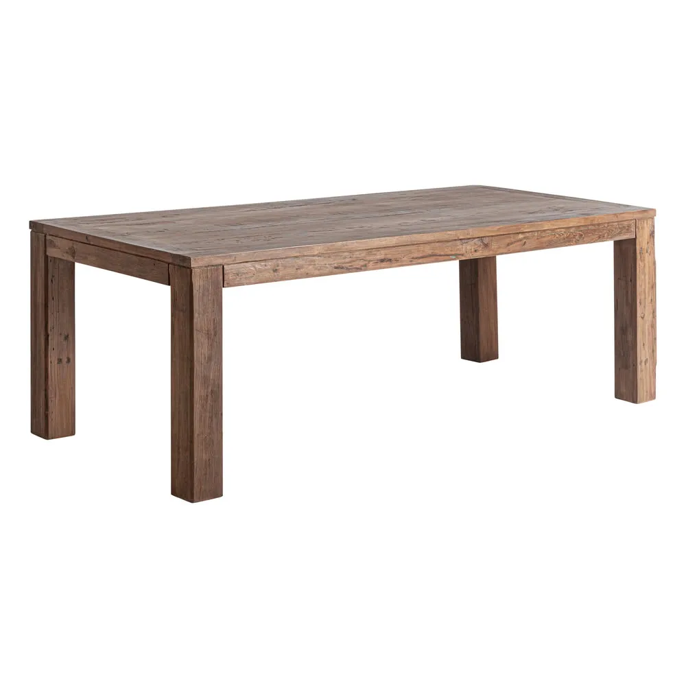 Mesa de comedor de madera recuperada 220 cm Selby