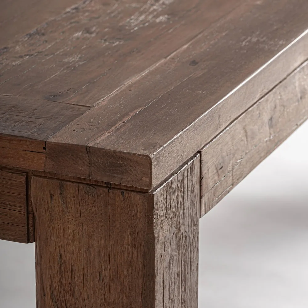 Mesa de comedor de madera recuperada 220 cm Selby - Imagen 3