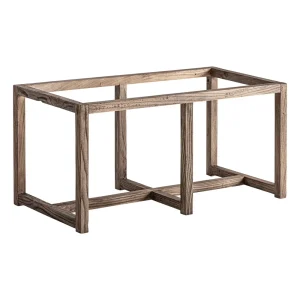 Base de vitrina de madera Masein