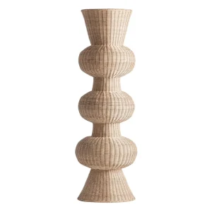 Lámpara de pie de ratán estilo boho Cyena
