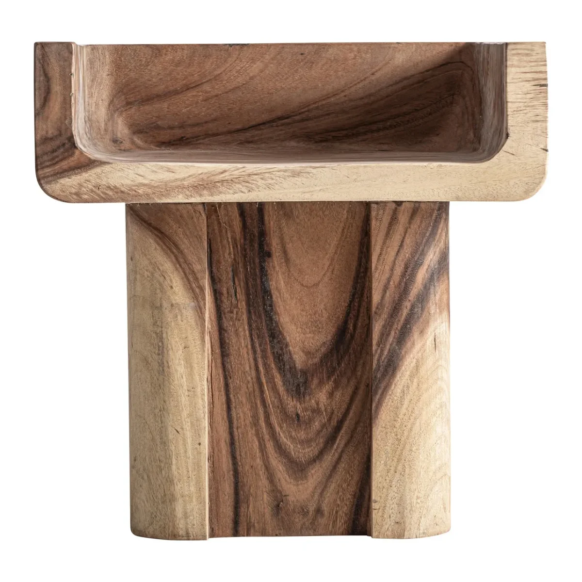 Silla de estilo étnico de madera suar Luzex - Imagen 3