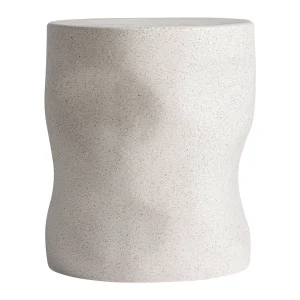 Mesa auxiliar terrazo blanco Derath