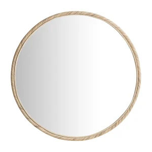 Espejo de ratán redondo (100 cm)