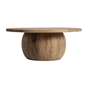 Mesa de centro Erloy de teca 90 cm x 36 cm