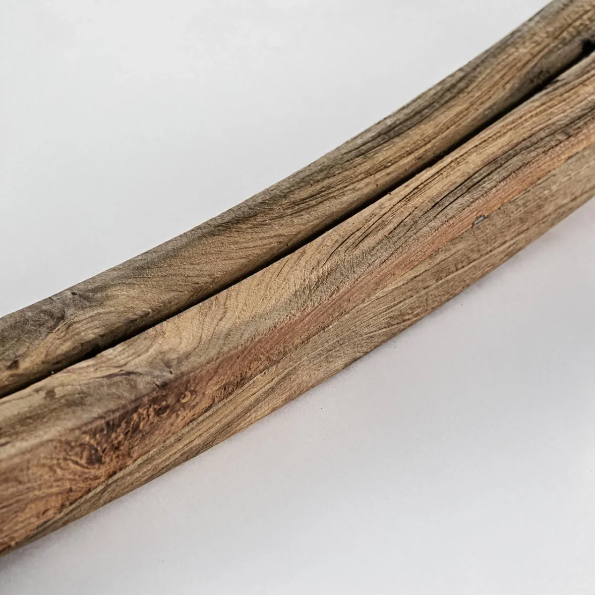 Espejo redondo de madera de teca Tahus 180 cm - Imagen 3