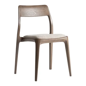 Silla de madera y tapizado verde 52×82 cm Vira