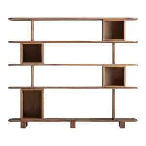 Estantería 200 x 169cm en madera de roble Brusque