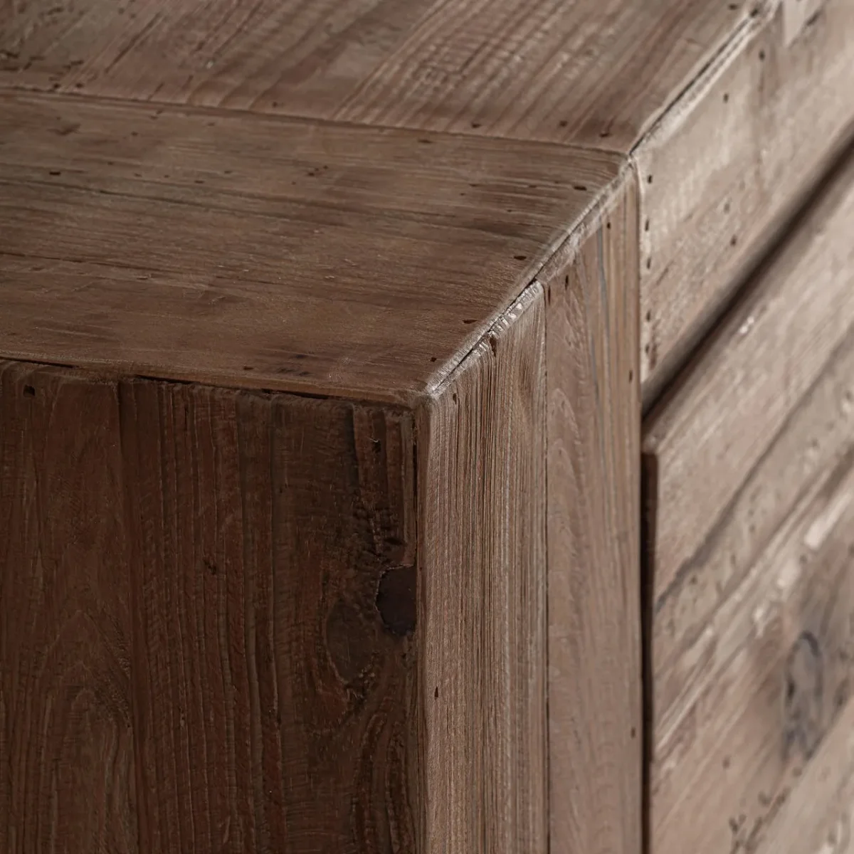 Aparador madera maciza 210cm grande Truel - Imagen 3