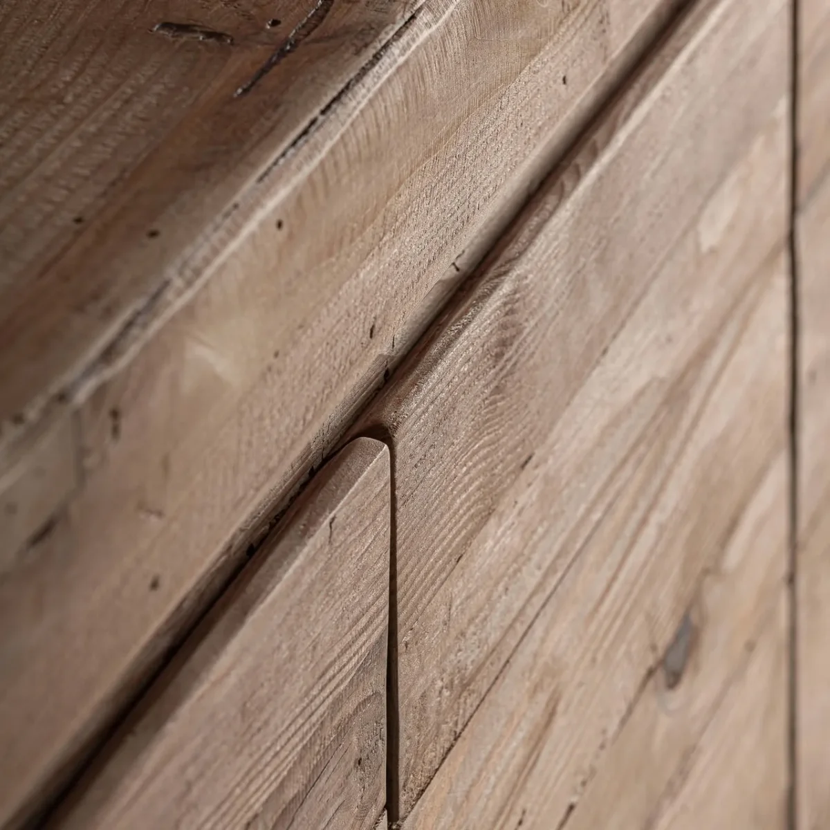 Aparador madera maciza 210cm grande Truel - Imagen 7