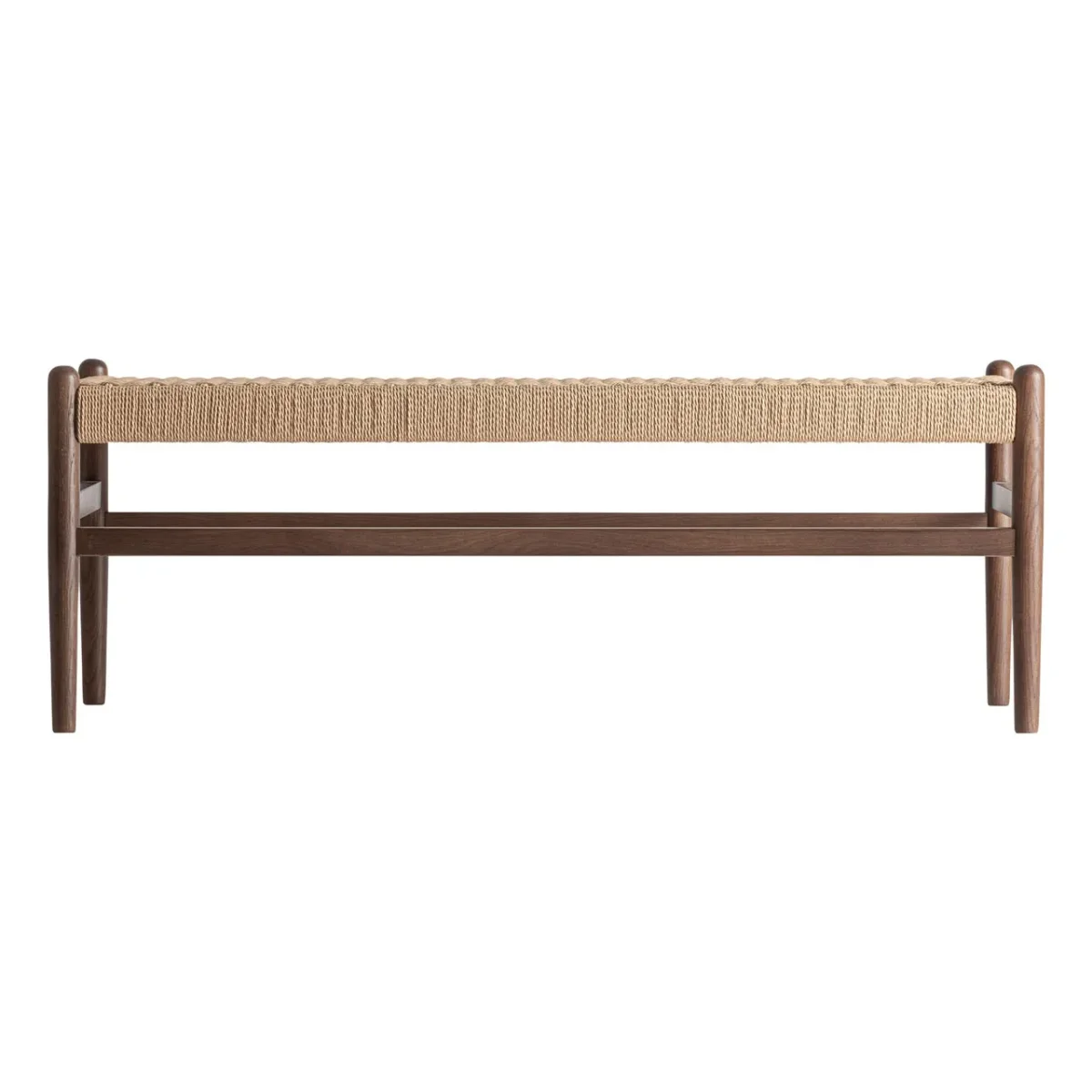 Banco de madera de haya y fibra 120 cm Flaeh - Imagen 7