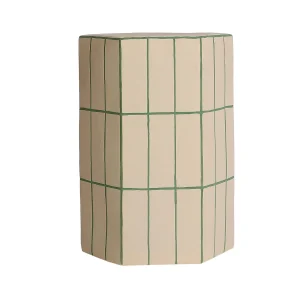 Mesa Auxiliar de cerámica 38x32x53 cm Brody