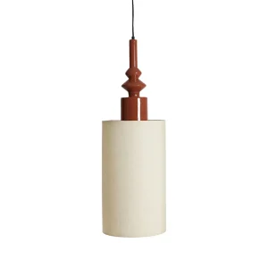 Lámpara de Colgar de hierro 30x30x87 cm Ornella