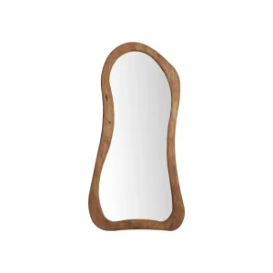Espejo de madera de mango 96x4x189 cm Nieul