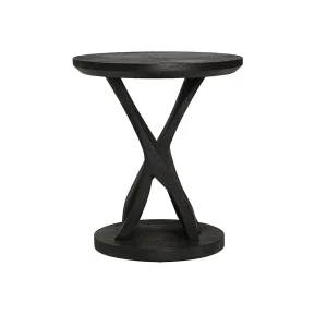 Mesa Auxiliar de madera de mango 40x40x46 cm