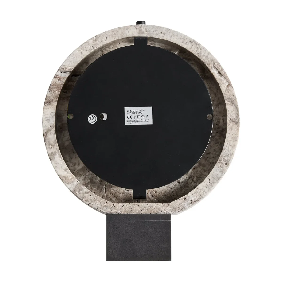 Aplique de pared de mármol gris 22×26 cm Jalhe - Imagen 8