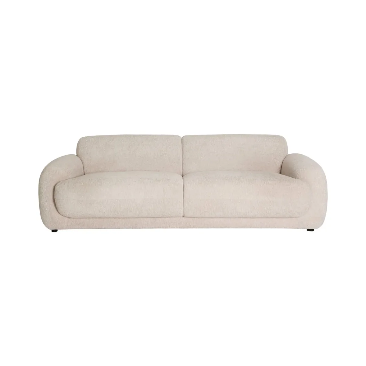 Sofá beige de 3 plazas Ligerz - Imagen 2
