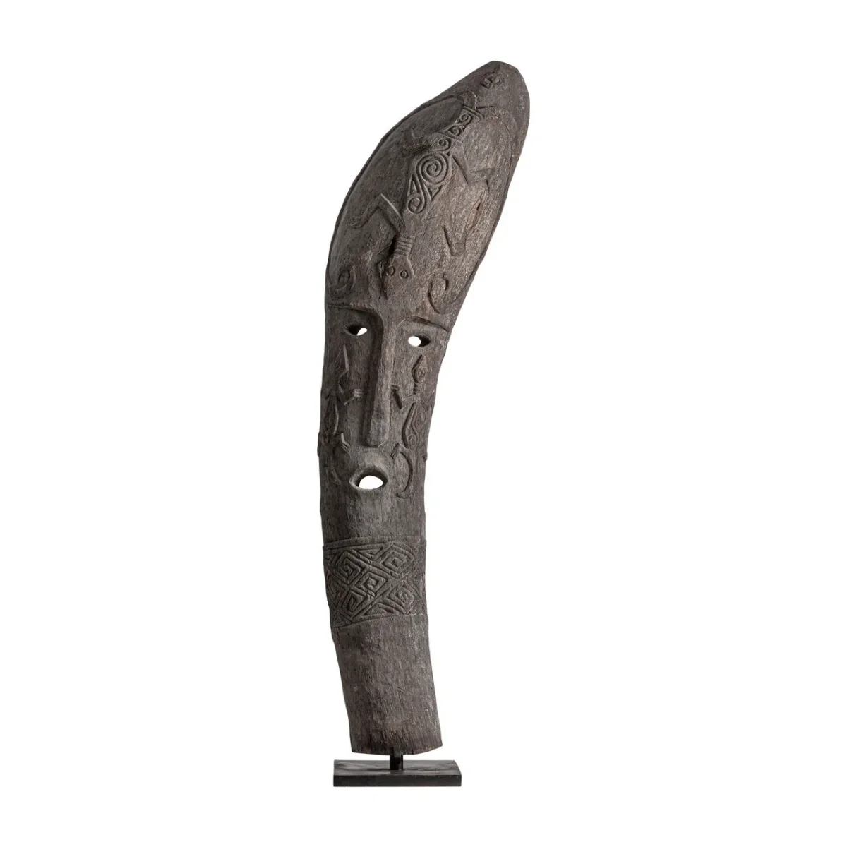 Escultura de pie de madera de coco 65×205 cm Sirius - Imagen 2