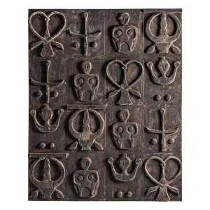 Panel decorativo de madera de suar 160x8x200 cm Milho