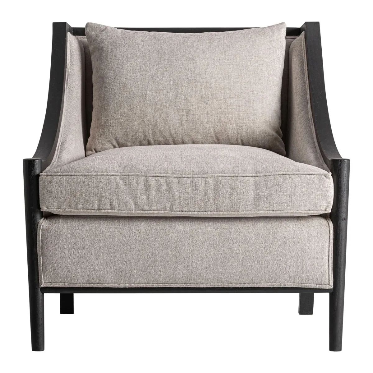Sillón de lino 81x78x83 cm Seyches - Imagen 3