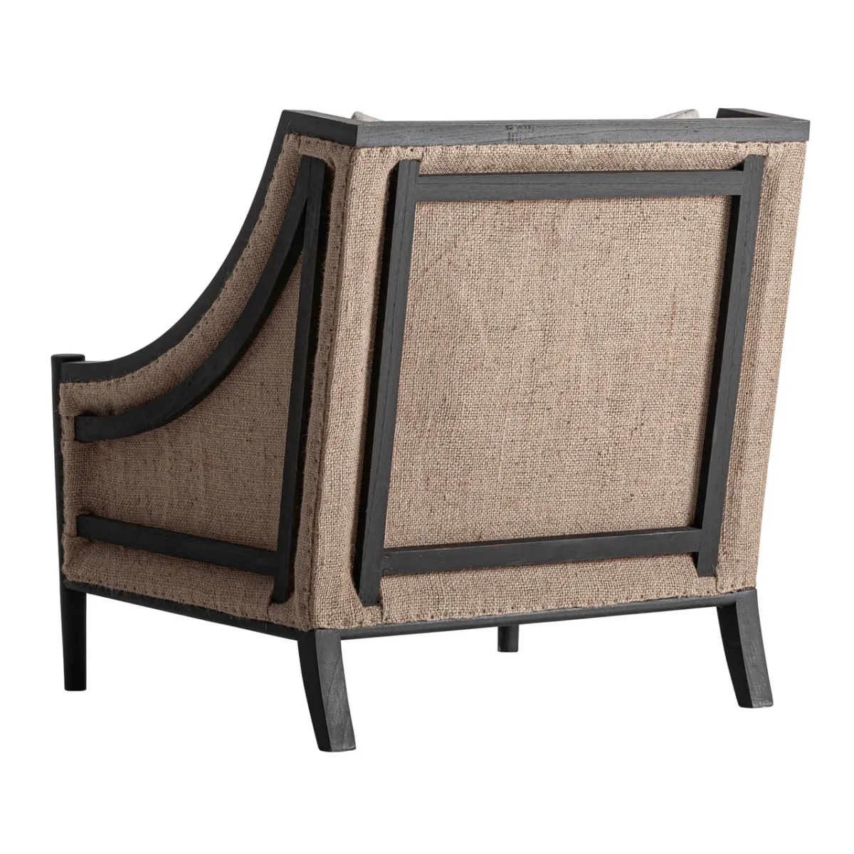 Sillón de lino 81x78x83 cm Seyches - Imagen 5