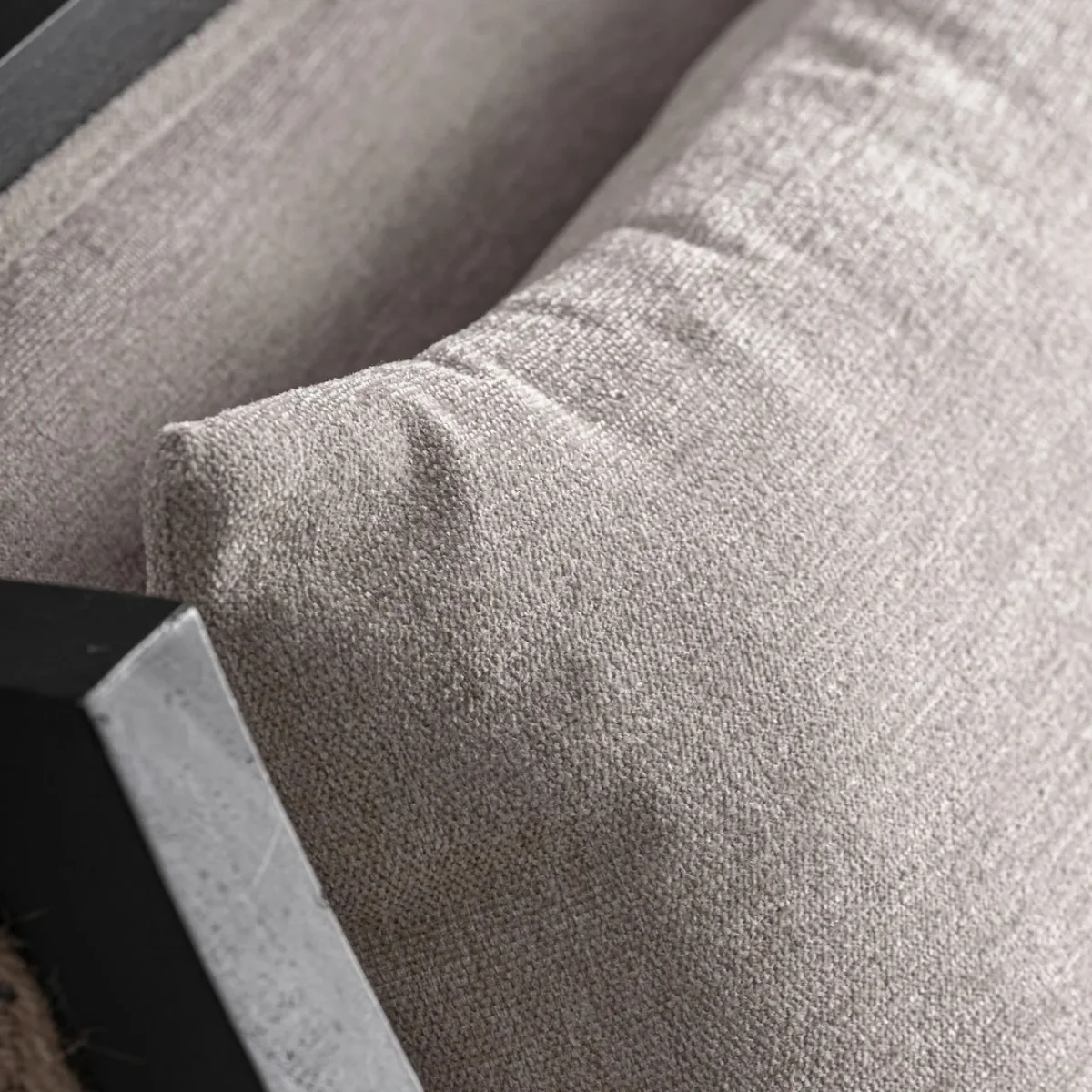 Sillón de lino 81x78x83 cm Seyches - Imagen 6