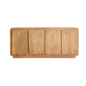 Aparador de madera de mango 180x40x80 cm Havre