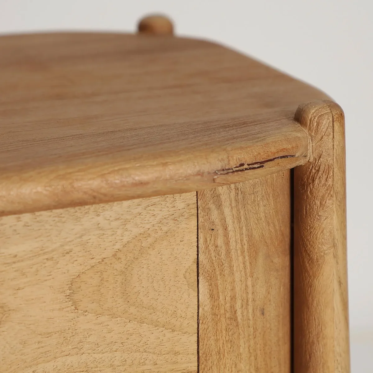 Aparador de madera de mango 170x40x80 cm Crouy - Imagen 5
