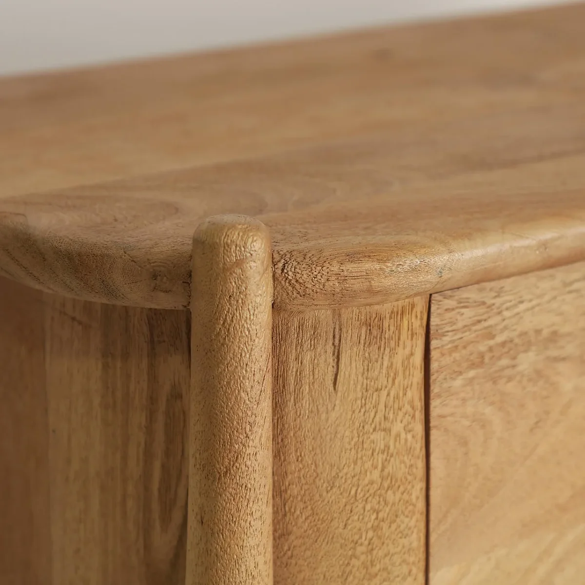 Aparador de madera de mango 170x40x80 cm Crouy - Imagen 6