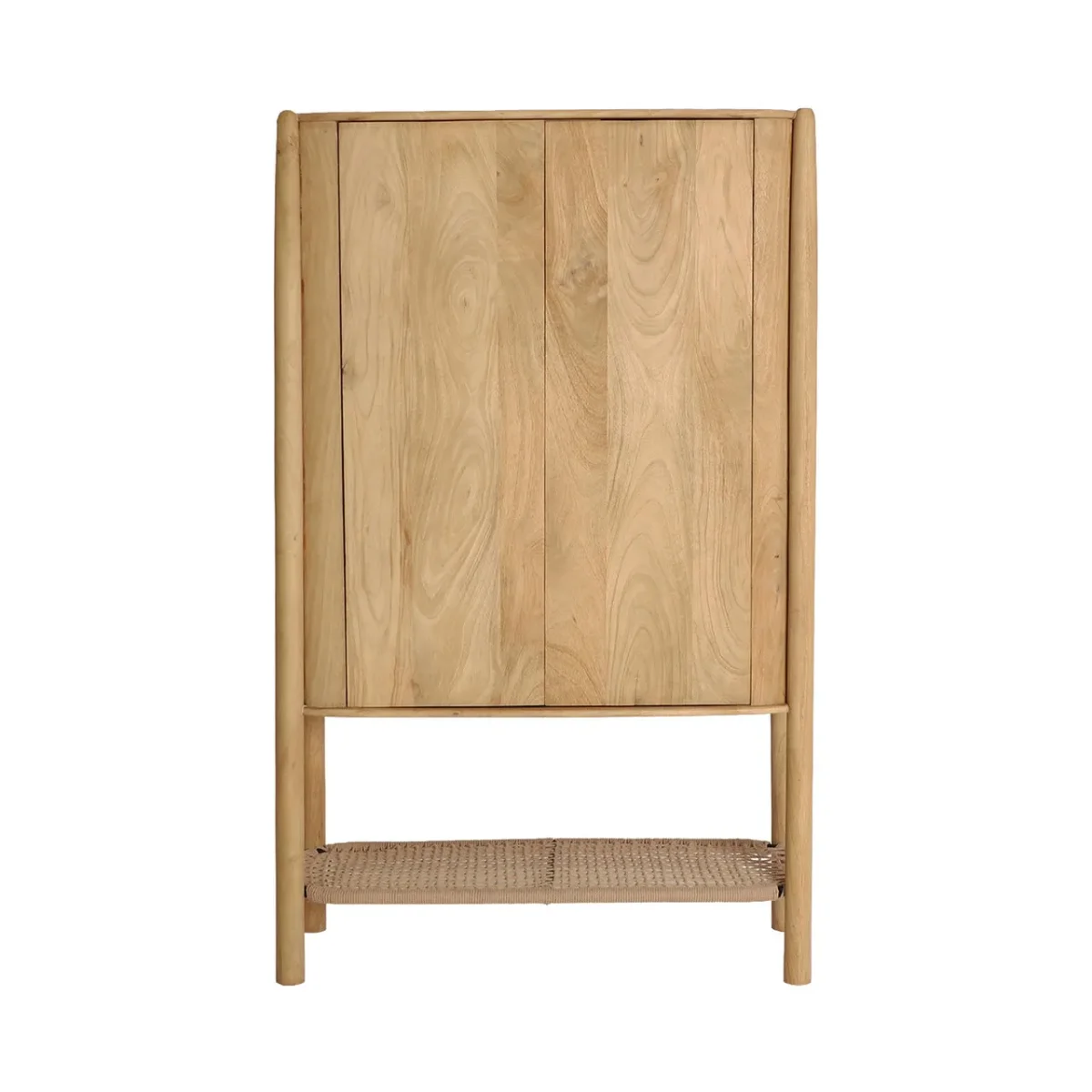 Armario de madera de mango 100x40x160 cm Crouy