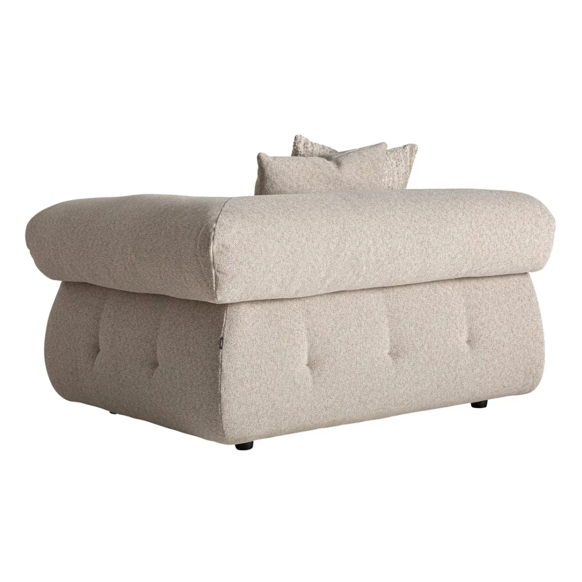 Módulo de sofá esquinero tapizado crema 127×112 cm Evron - Imagen 5