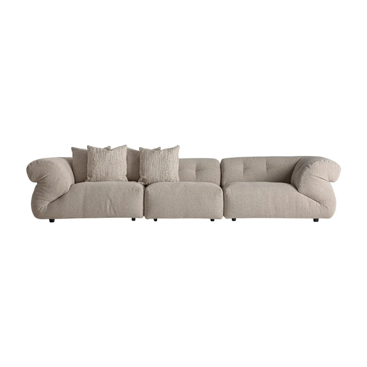 Módulo de sofá central tapizado blanco 86×112 cm Evron - Imagen 7