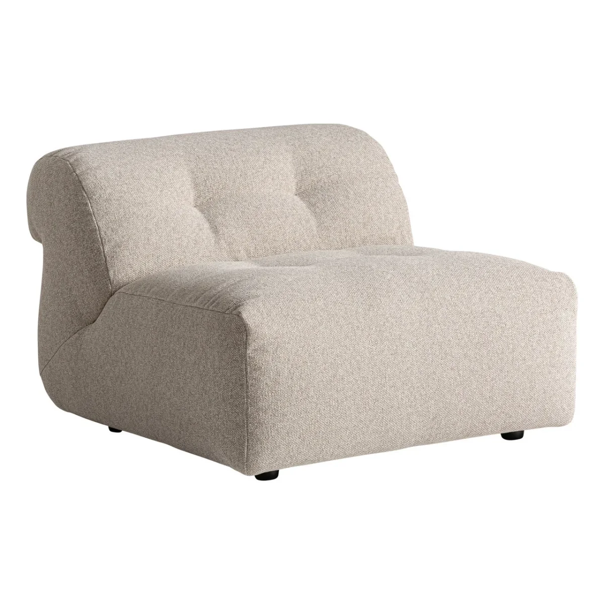 Módulo de sofá central tapizado blanco 86×112 cm Evron - Imagen 2