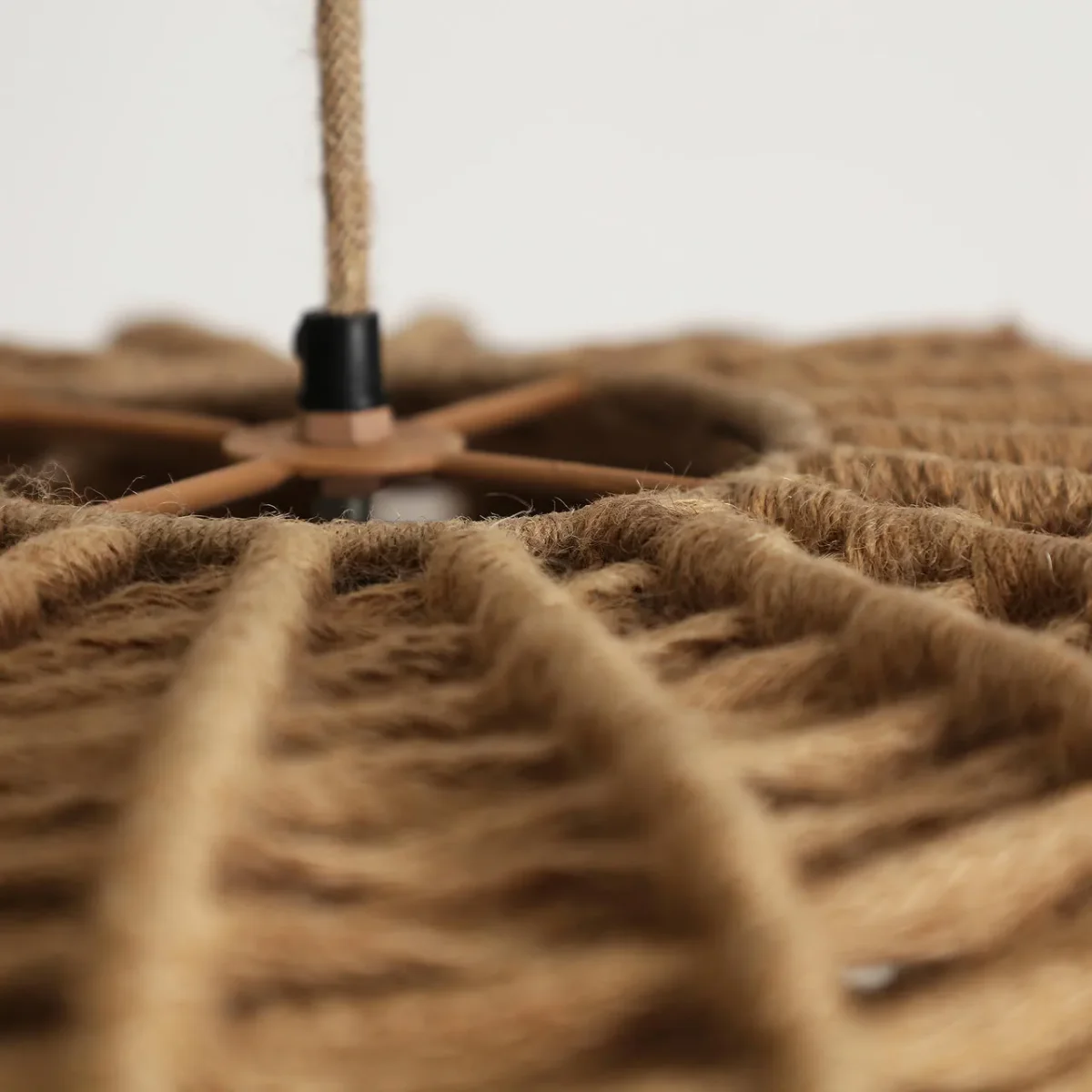 Lámpara de techo boho de yute Bettina - Imagen 3