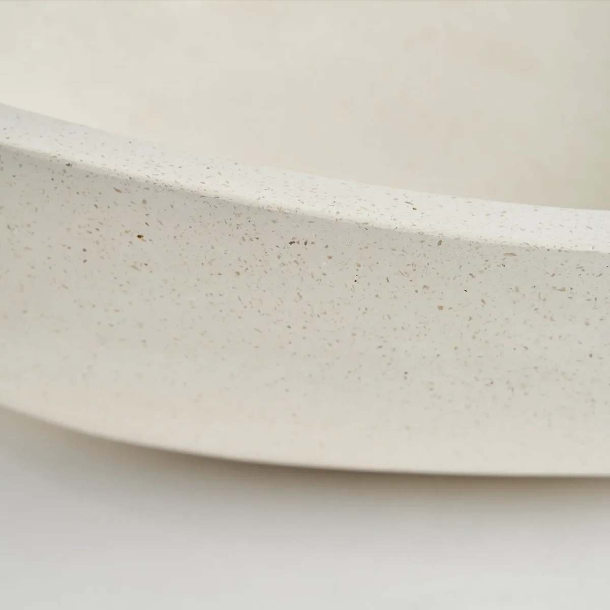 Lavabo sobre encimera de terrazo blanco 64×44 cm Lussac - Imagen 7