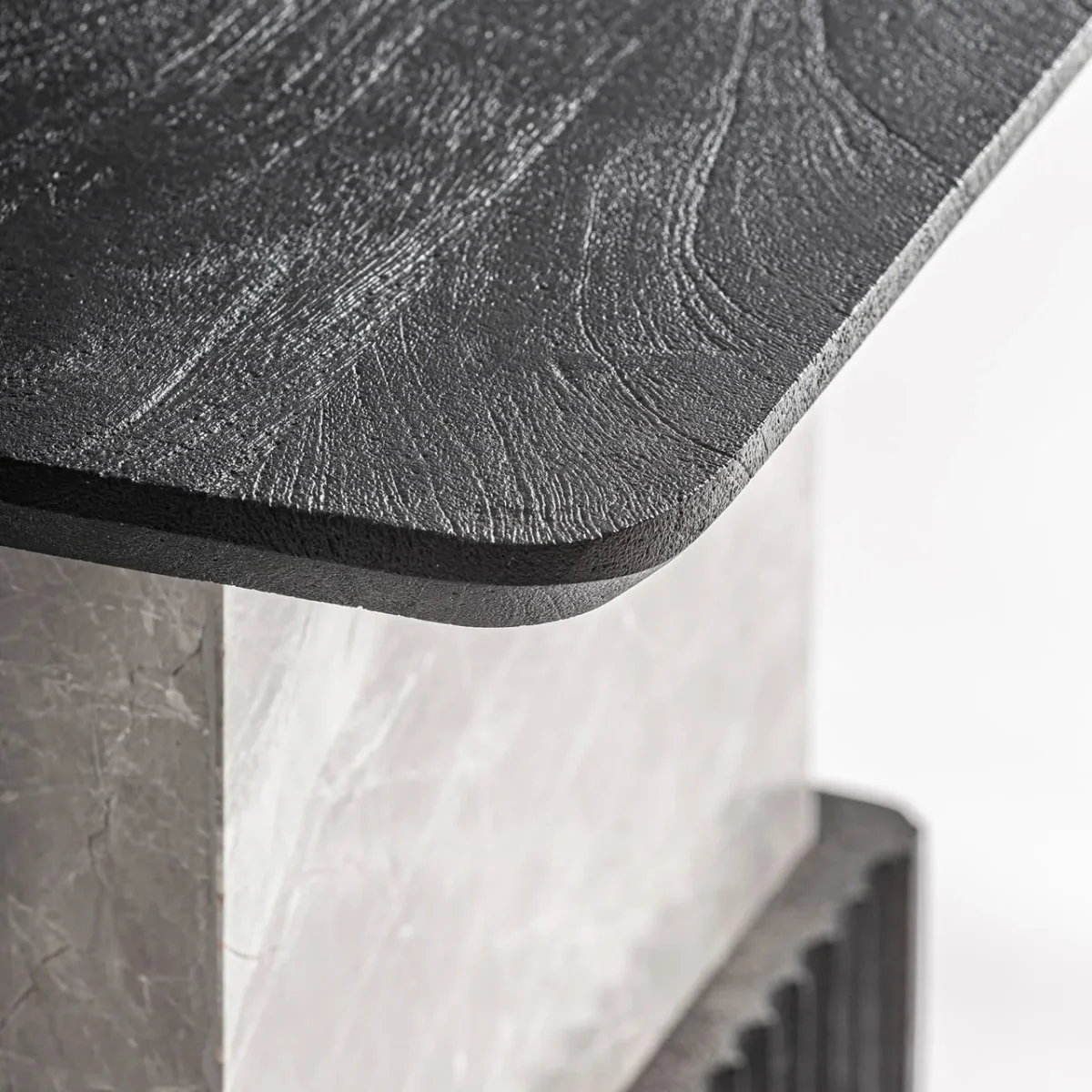 Mesa auxiliar de madera de mango 46x36x55 cm Anzex - Imagen 4