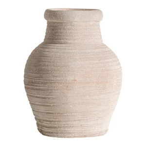 Tinaja de arcilla beige 36×40 cm Klam