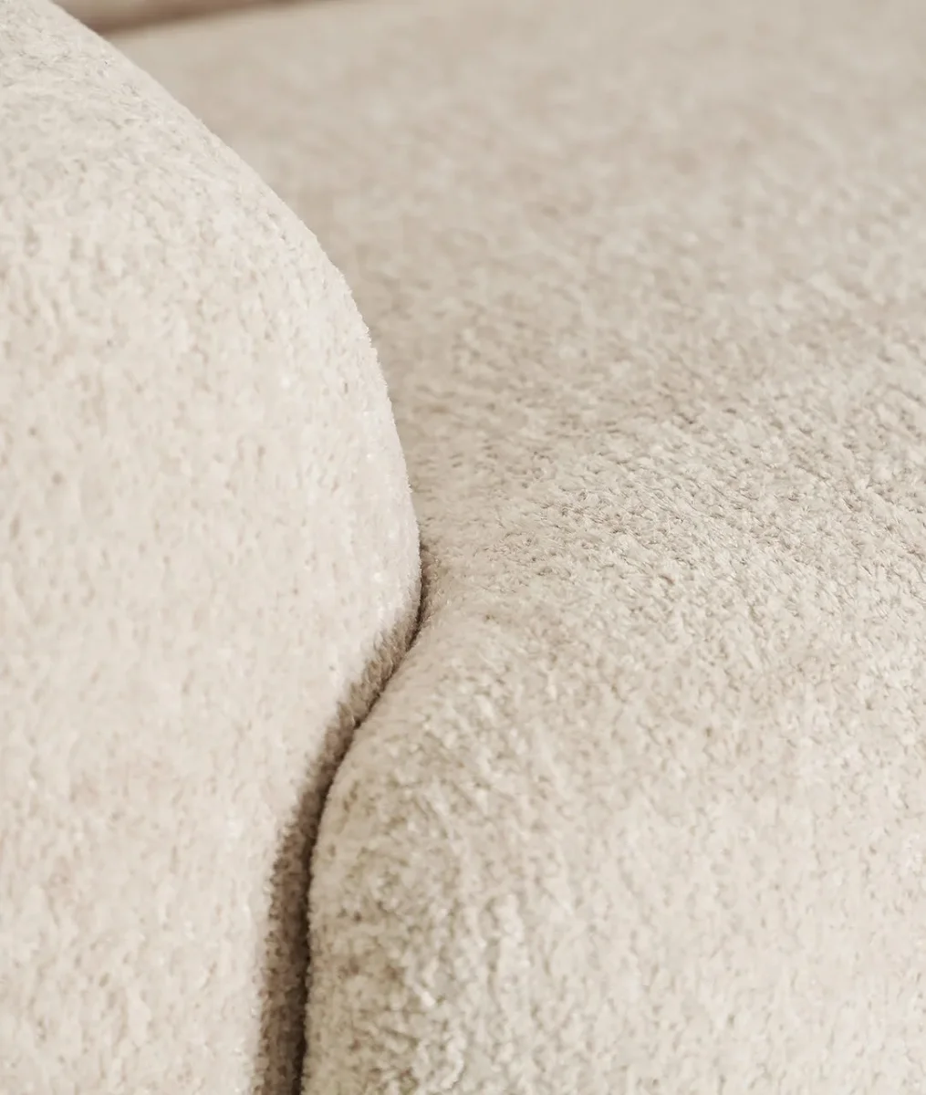 Sofá beige de 3 plazas Ligerz - Imagen 3