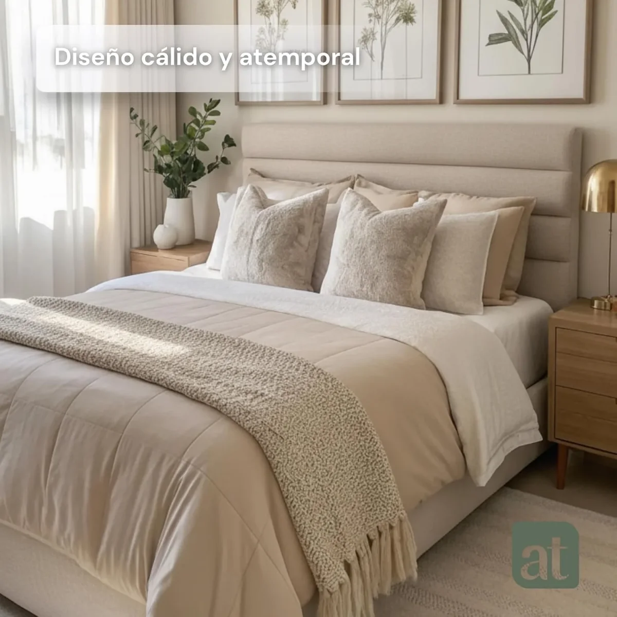 Base Cama con Cabecera Recamara Fácil Armado MATRIMONIAL - Imagen 8