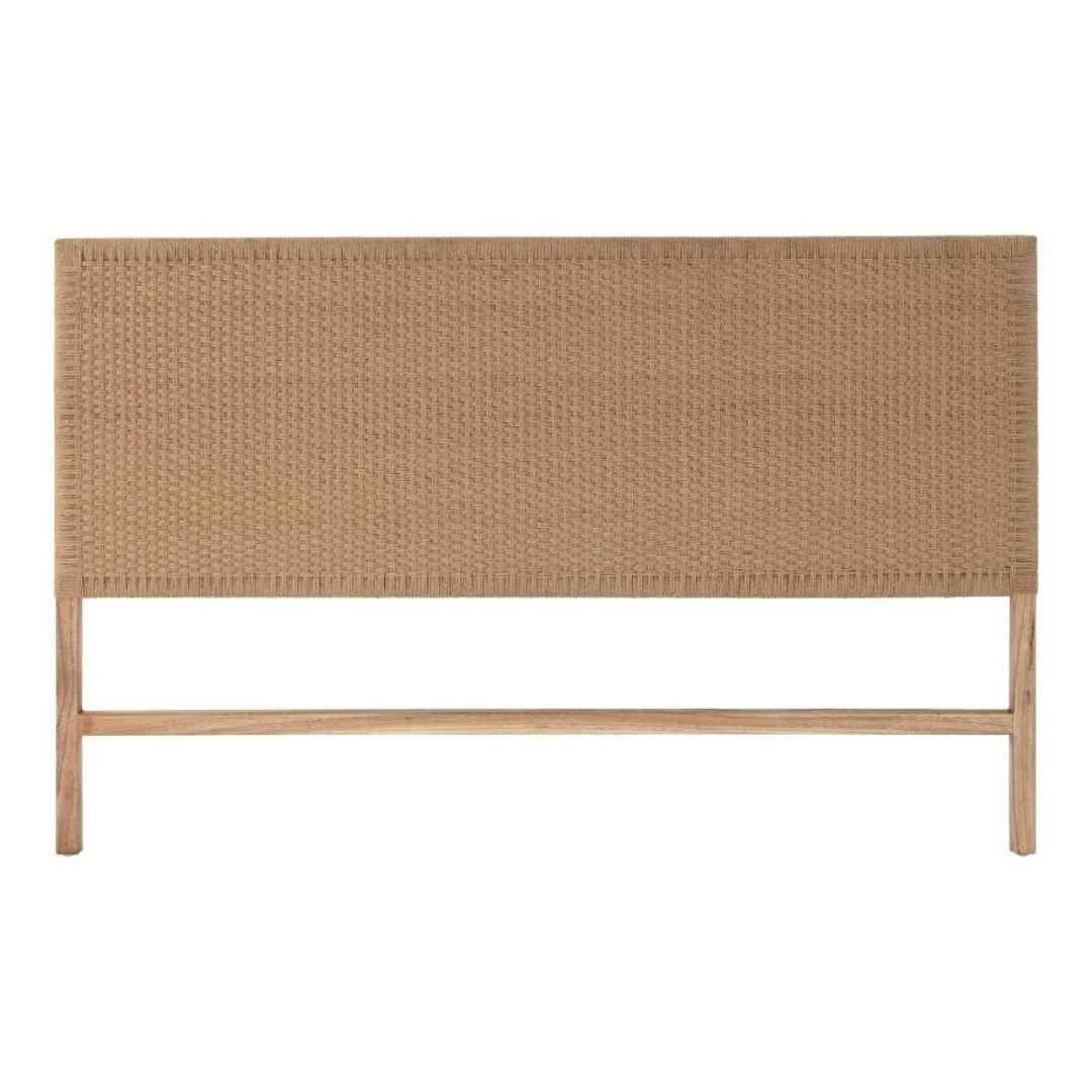 Cabecero de cama de teca y fibra 165cm