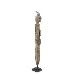 ESTATUA PRIMITIVA UMA SENTADA 10*10*100