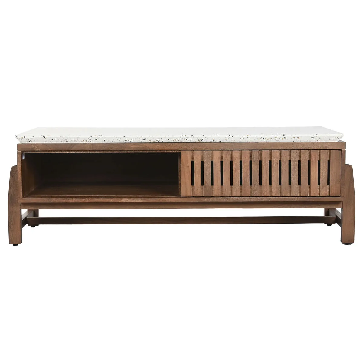 Mesa de centro en madera y terrazo - Imagen 9
