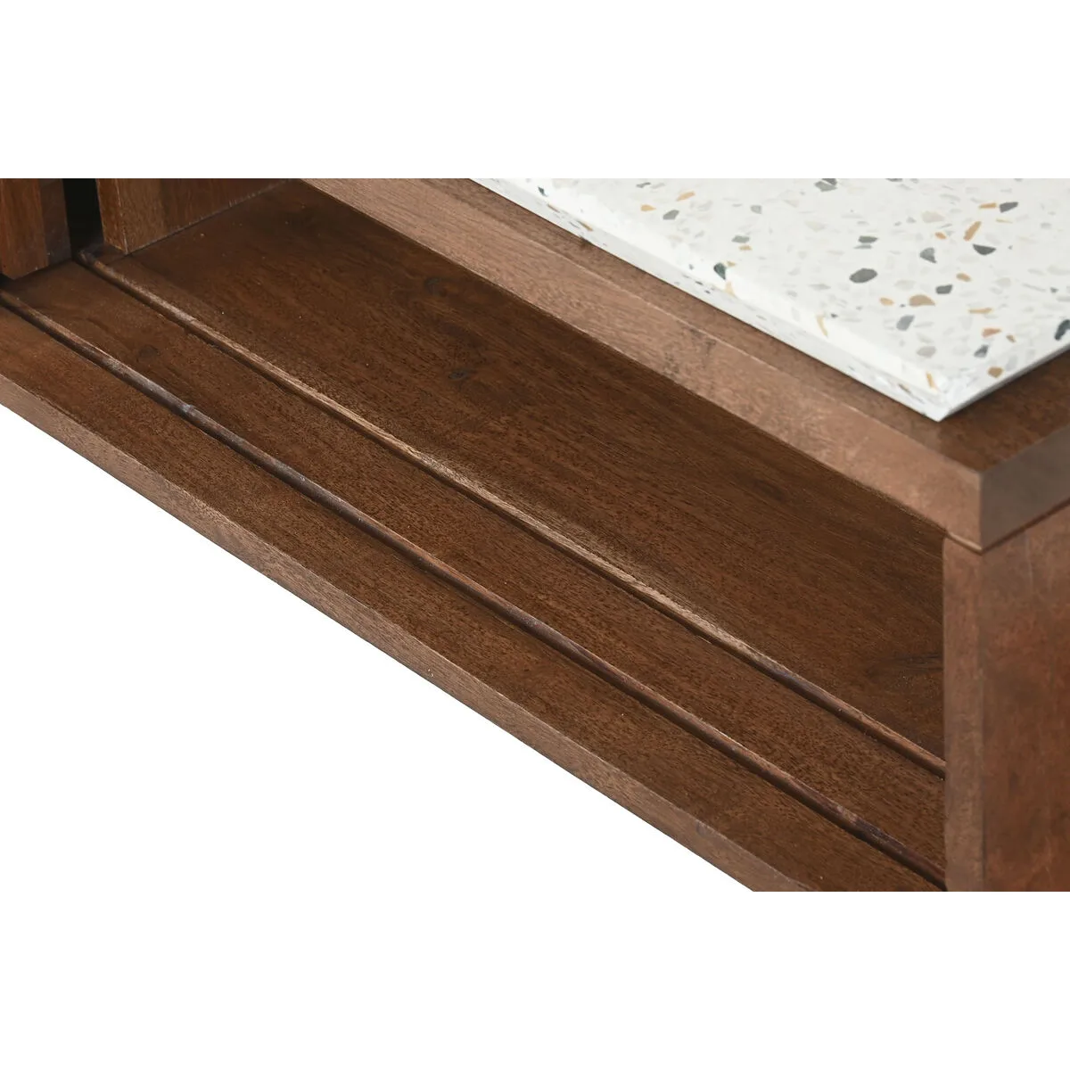 Mesa de centro en madera y terrazo - Imagen 5