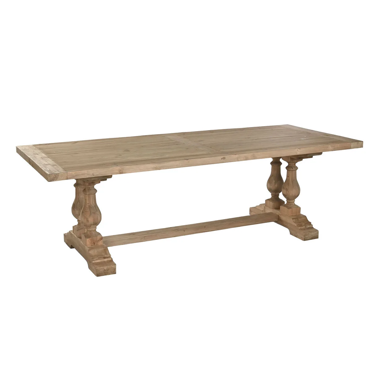 Mesa de comedor en madera reciclada de abeto - Imagen 2
