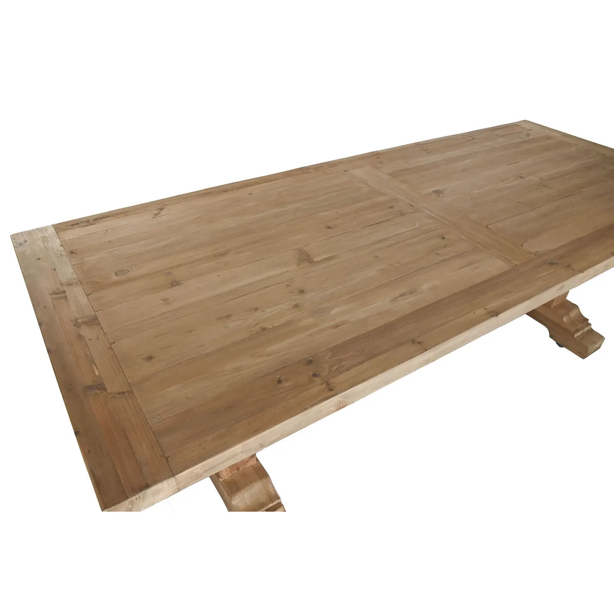 Mesa de comedor en madera reciclada de abeto - Imagen 6