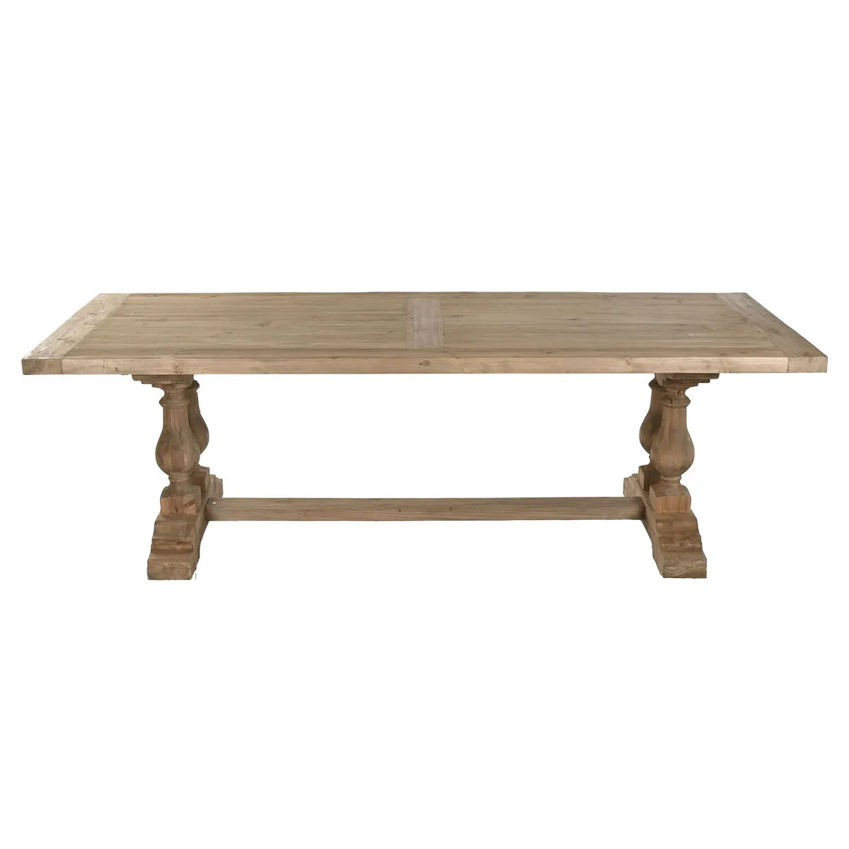 Mesa de comedor en madera reciclada de abeto - Imagen 5
