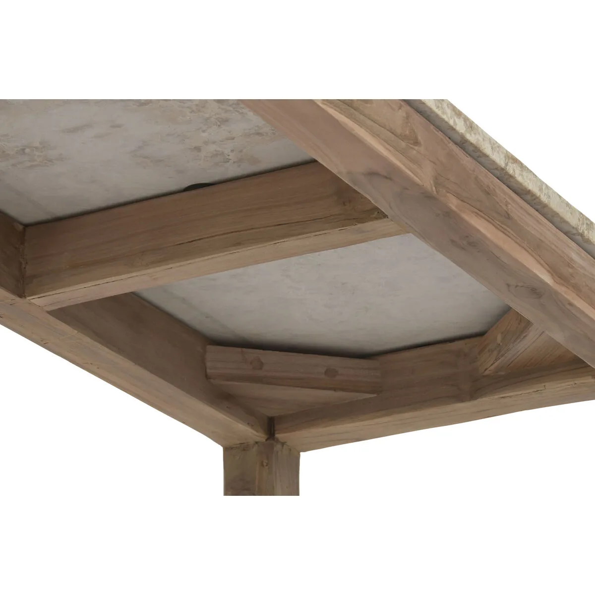 Consola de madera y marmol - Imagen 9