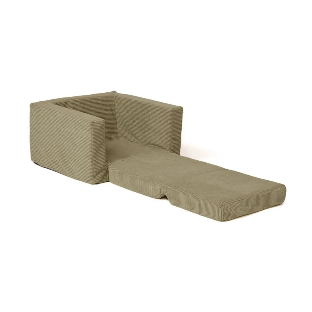 Sillón plegable verde para niños - Imagen 7